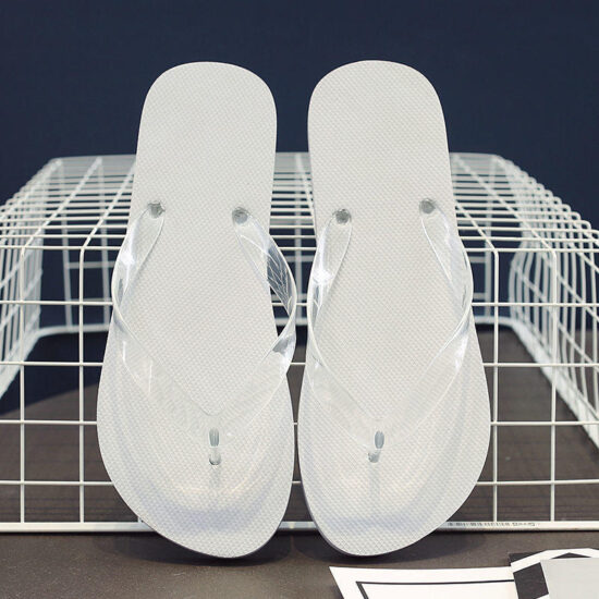 Custom outdoor PE flip flops with high quality straps