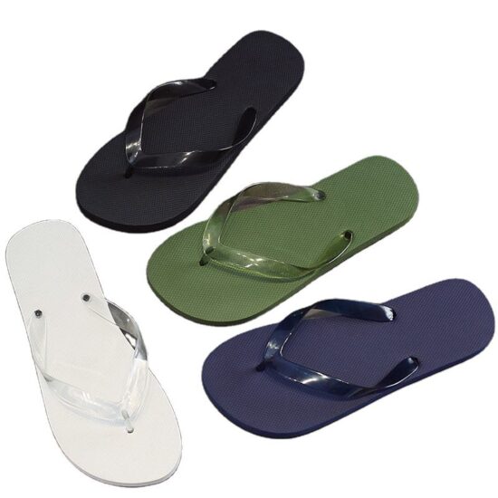 Custom outdoor PE flip flops with high quality straps