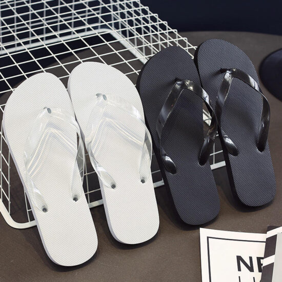Custom outdoor PE flip flops with high quality straps