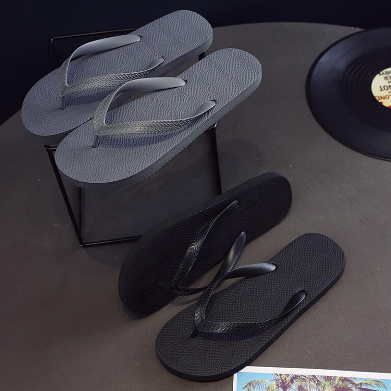 Custom unisex PE summer flip flops