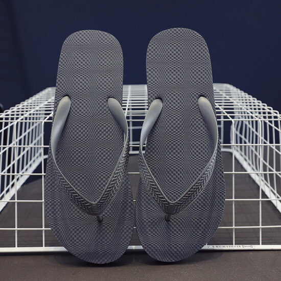 Custom unisex PE summer flip flops
