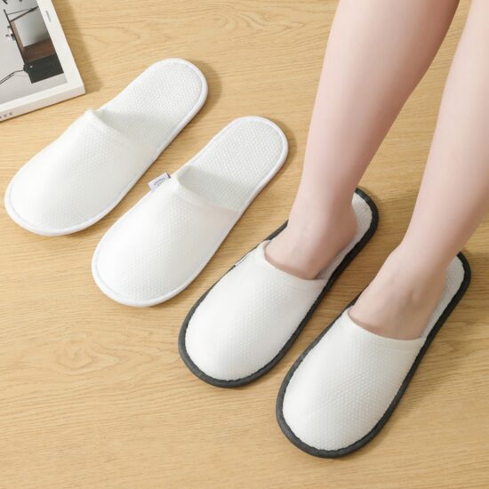 closed toe hotel slippers
