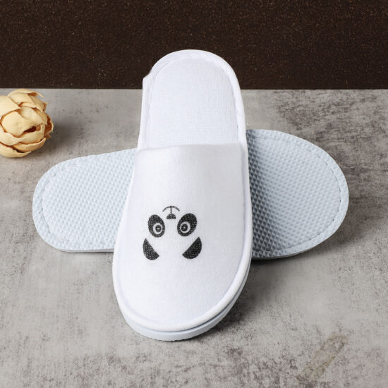 luxury hotel room slippers