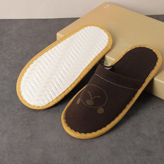 luxury hotel room slippers