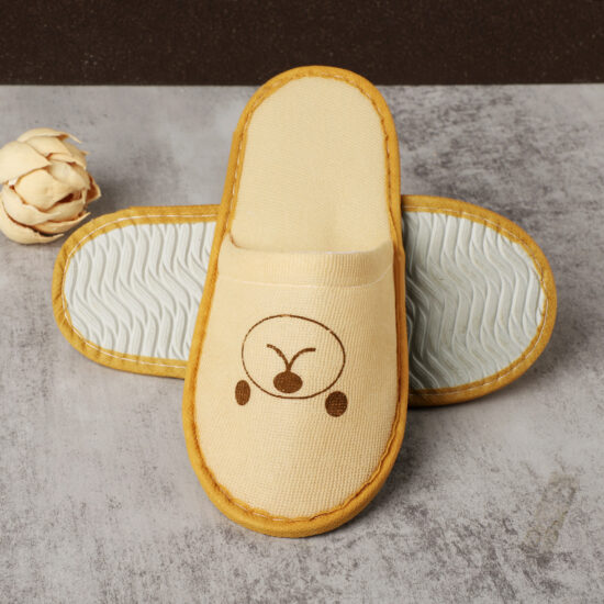 luxury hotel room slippers
