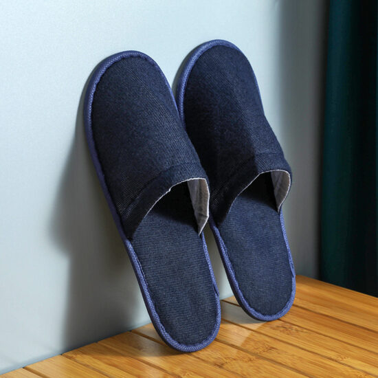 open toe hotel slippers